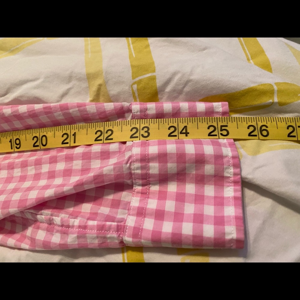Ralph Lauren Pink Gingham Button Down Shirt - Picture 12 of 13